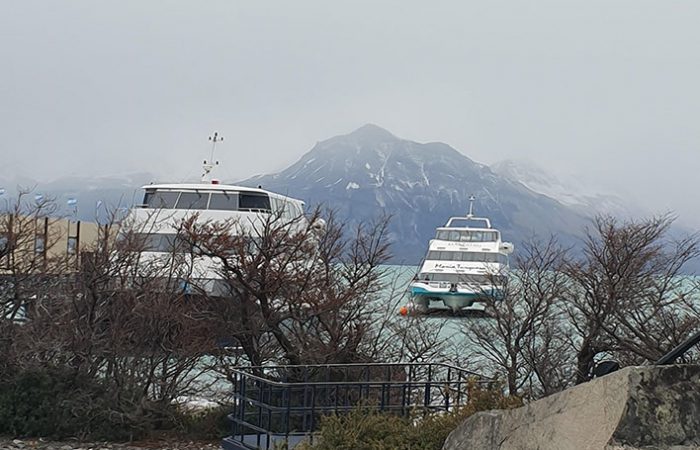 Barcos de excursiones en El Calafate